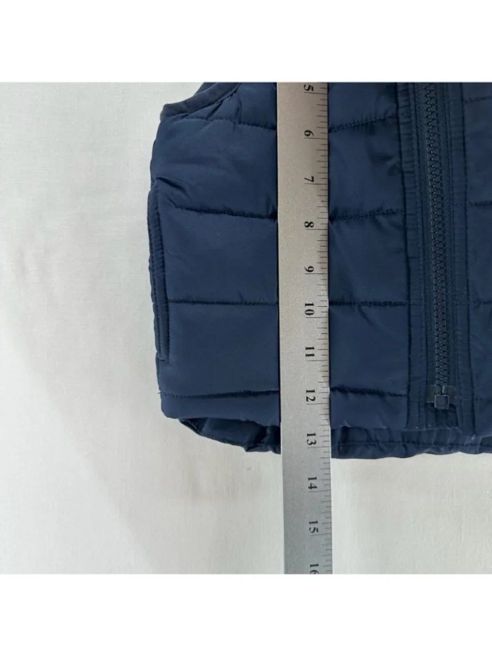 Baby Gap ColdControl Puffer Vest Boys 12-18M Water Resistant Outerwear Navy Blue